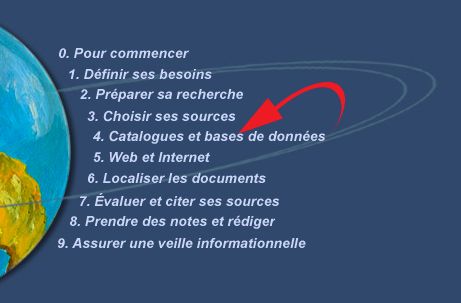 Capture d'écran du site Internet InfoSphère.